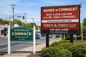 Commack NY personal injury lawyer Suffolk County Long Island